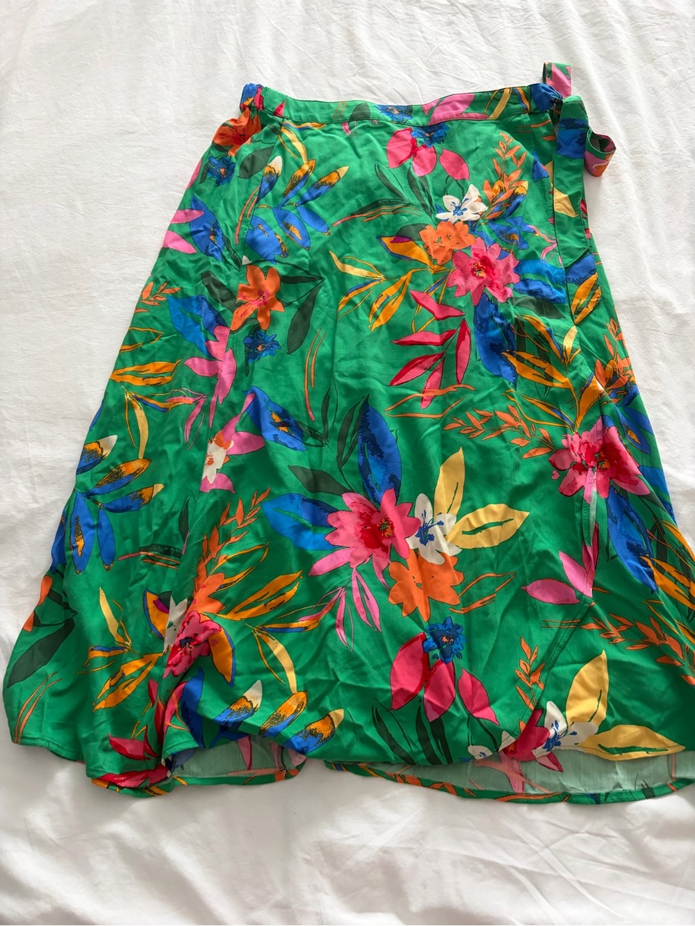 J. Crew Resortwear Vacation Beach Cover-Up Tropical Print Summer Midi Skirt NWT - Picture 6 of 11
